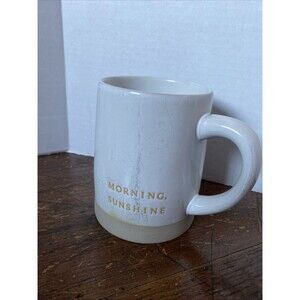 Hearth & Hand with Magnolia Coffee Mug 17oz Stoneware “MORNING, SUNSHINE” USED